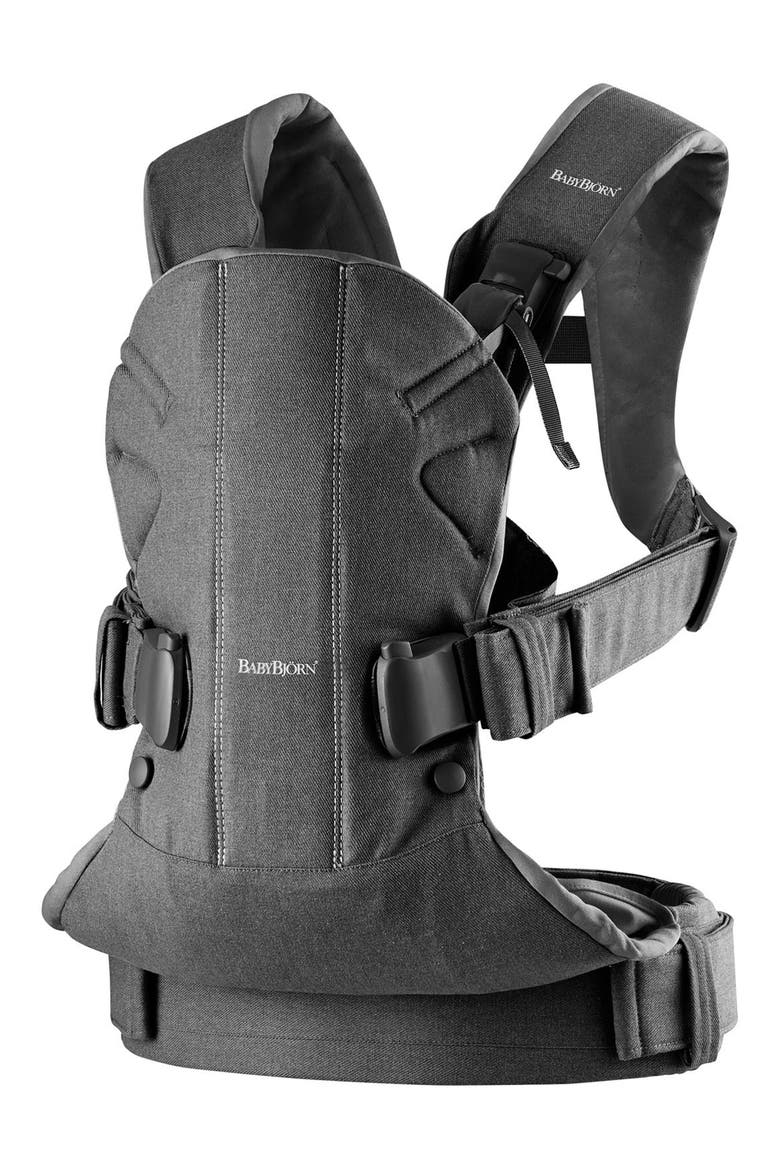 One Baby Carrier, Main, color, DENIM GRAY/ DARK GRAY