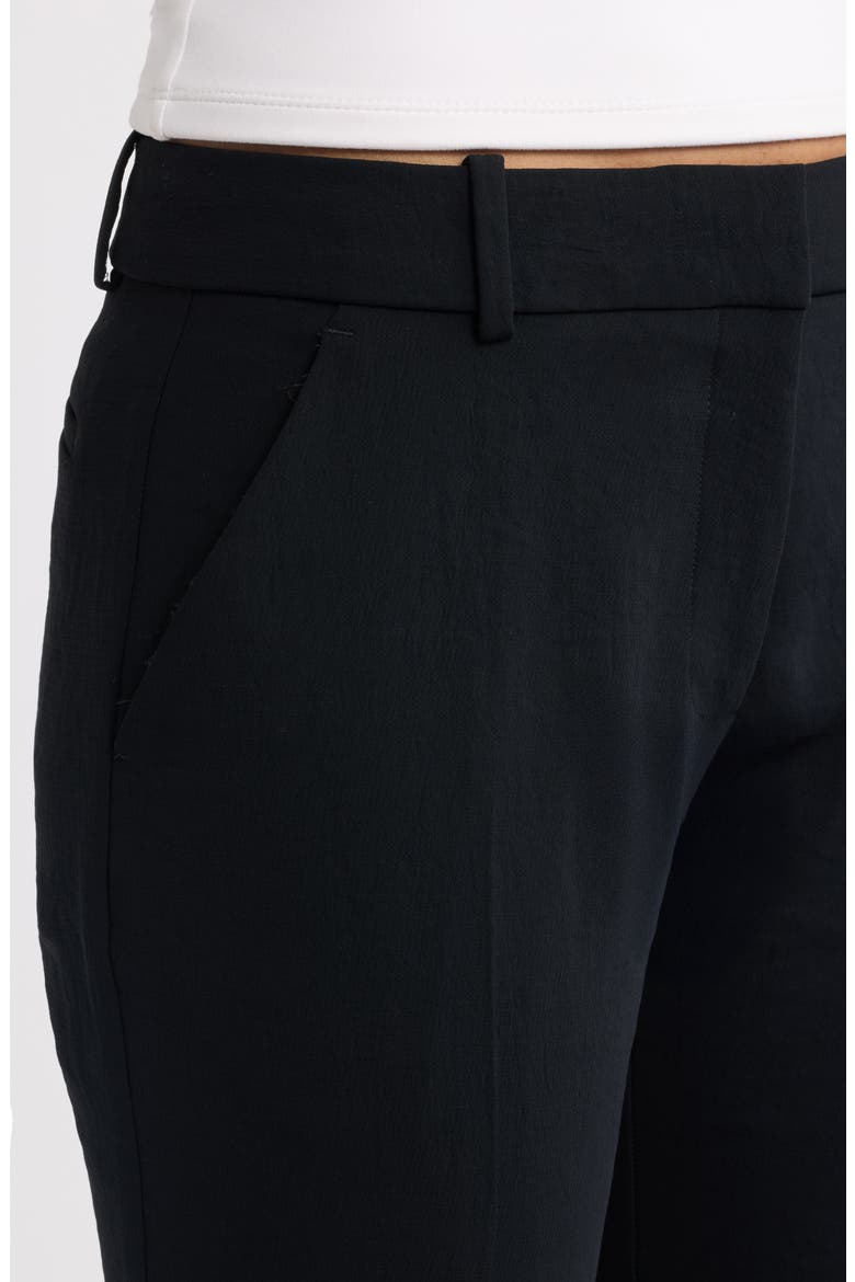Curator Crepe Slim Trousers, Alternate, color, BLACK