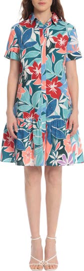 Donna Morgan Floral Dress Donna Morgan Women's Floral Mock Neck Tiered Ruffle A-Line Midi Dress Donna Morgan Floral Dress Donna Morgan Women's Floral Mock Neck Tiered Ruffle A-Line Midi Dress