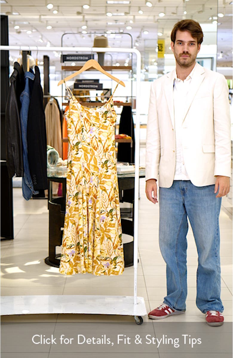 Jaleyah Floral Midi Dress, sales video thumbnail