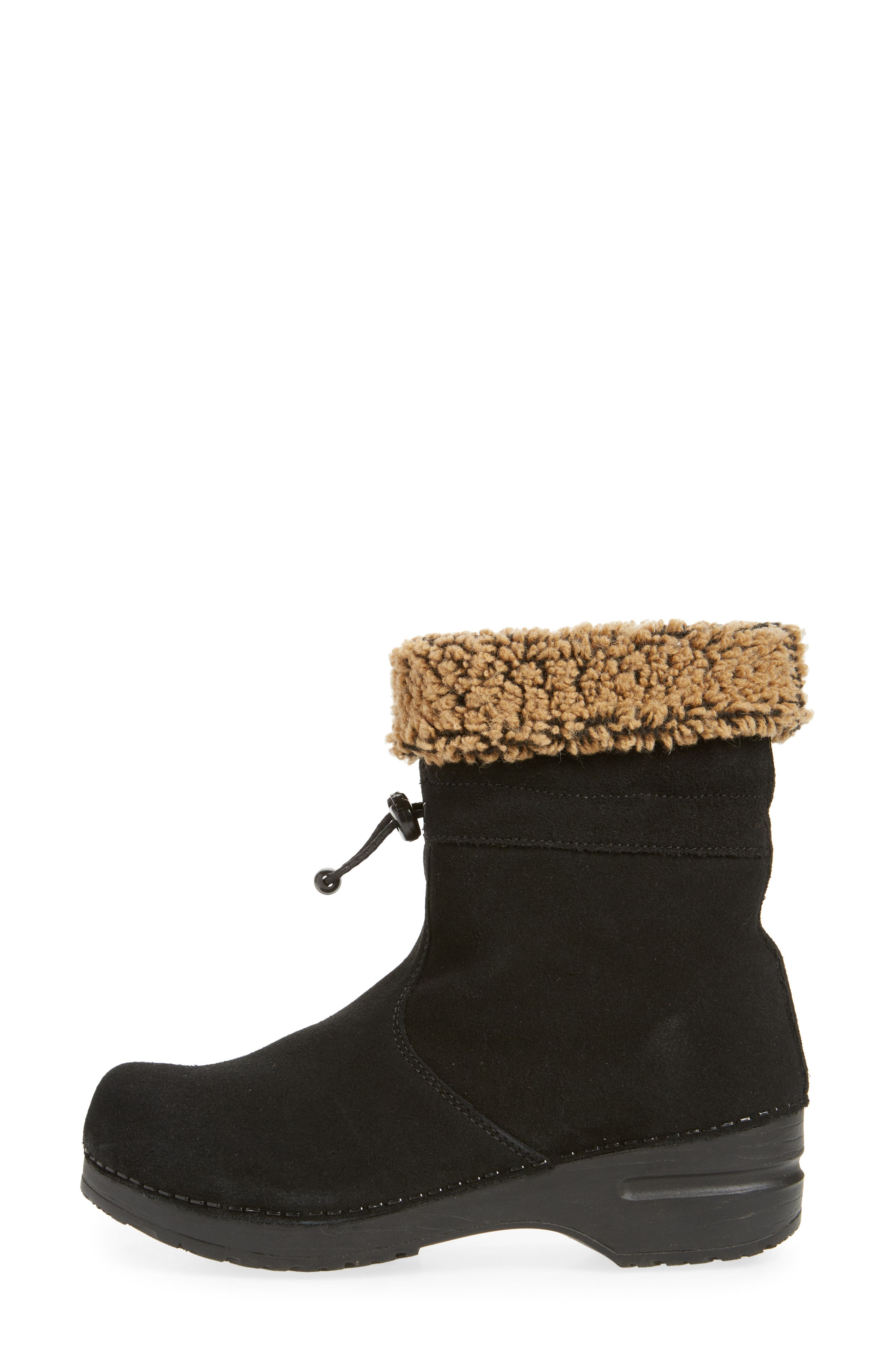 Sanita Yama Fleece Bootie, Alternate, color, Black
