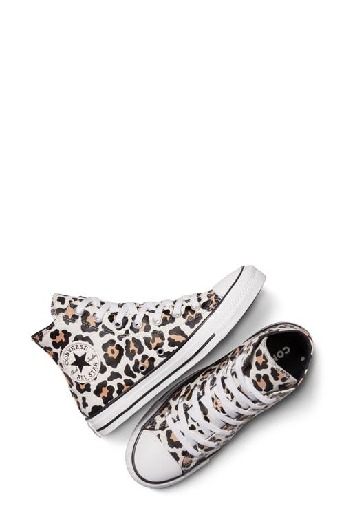 Converse Gender Inclusive Chuck Taylor All Star Leopard Spot Canvas High Top Sneaker In Animal Print