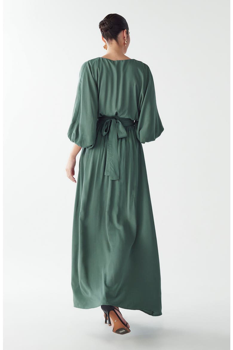 Rowe Maxi Dress, Alternate, color, Eucalyptus