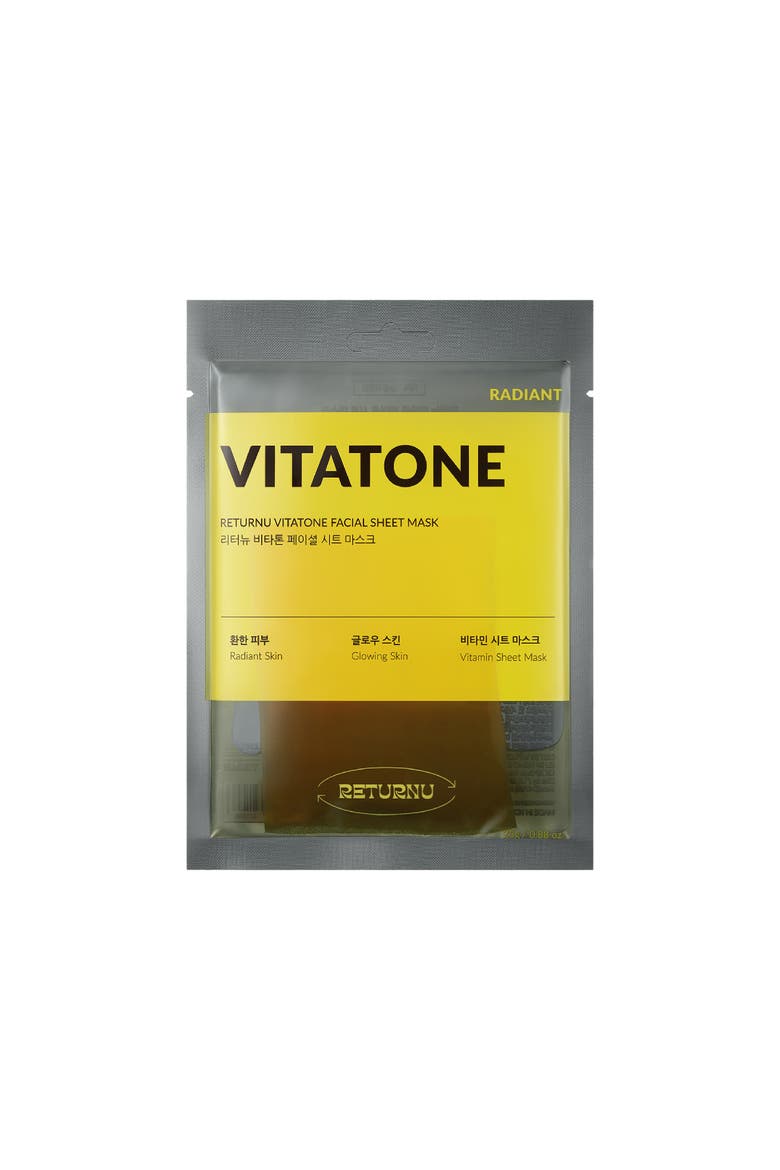 Vitatone Facial Sheet Mask, Main, color, None