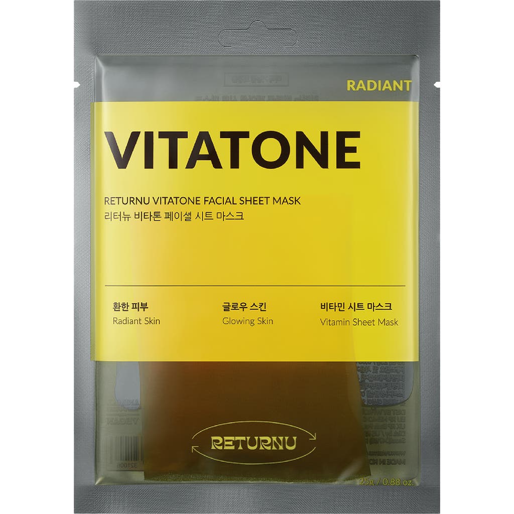 Returnu Vitatone Facial Sheet Mask in None  product