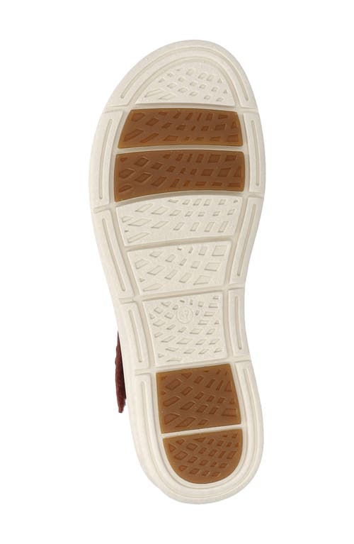 Josef Seibel Severan Ankle Strap Platform Wedge Sandal In Hibiscus