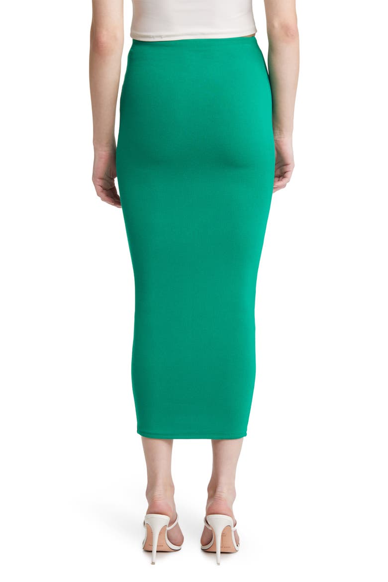 Hourglass Midi Skirt, Alternate, color, KELLY GREEN