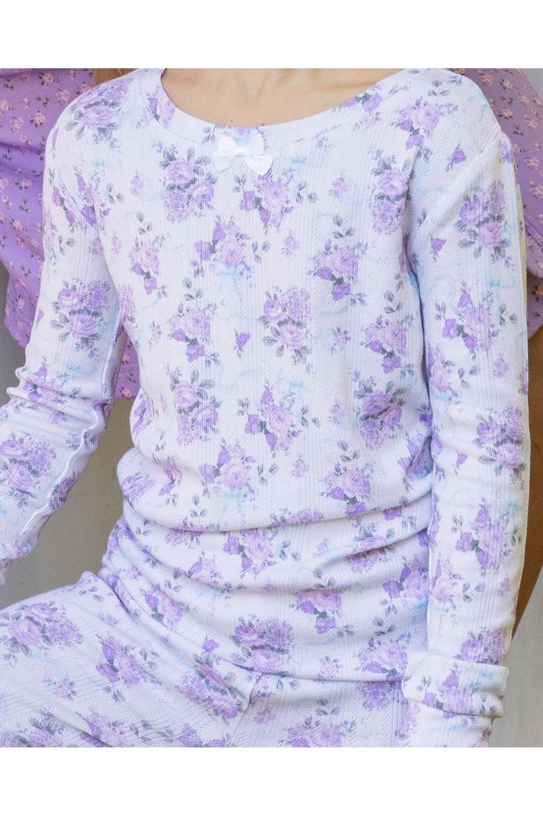 Etta Lounge Pajama, Alternate, color, Beige