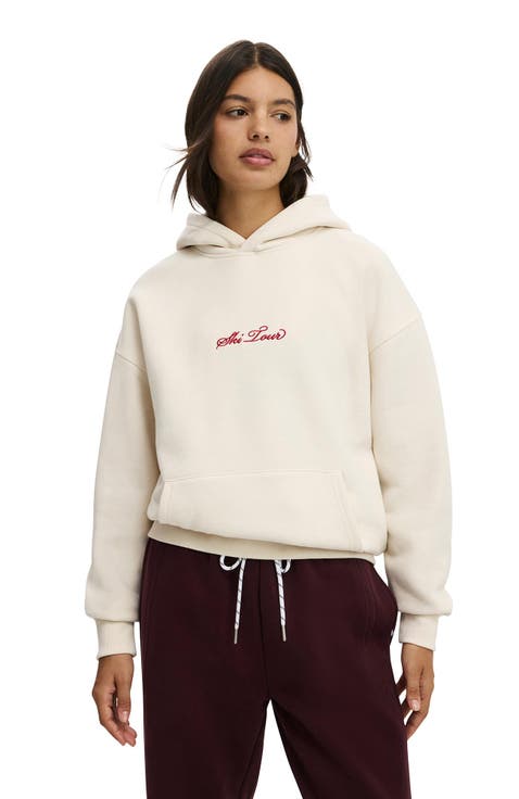 Women's Active Plush Premium Graphic Hoodie