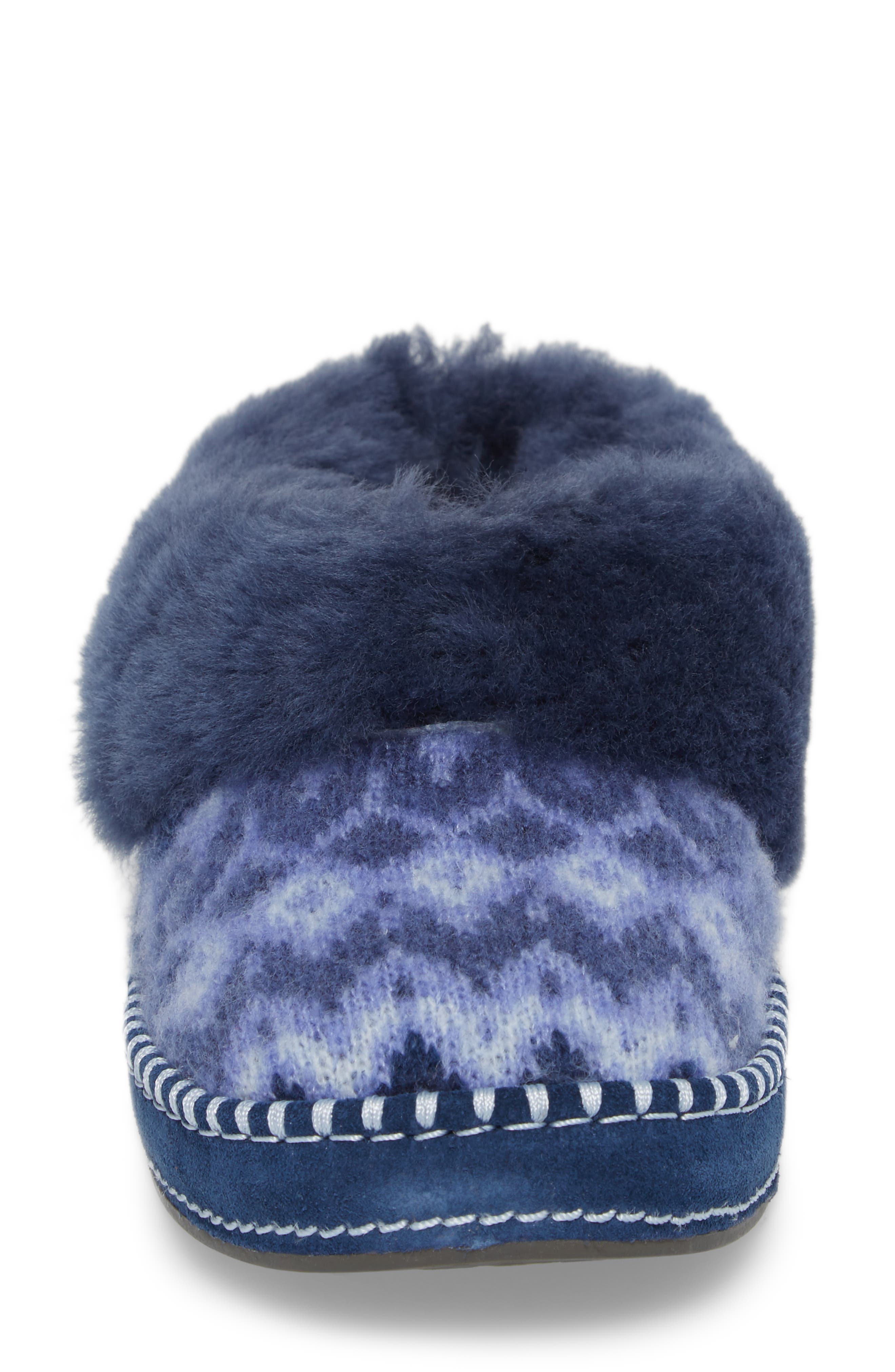 UGG<sup>®</sup> Wrin Genuine Shearling Trim Slipper, Alternate, color, 