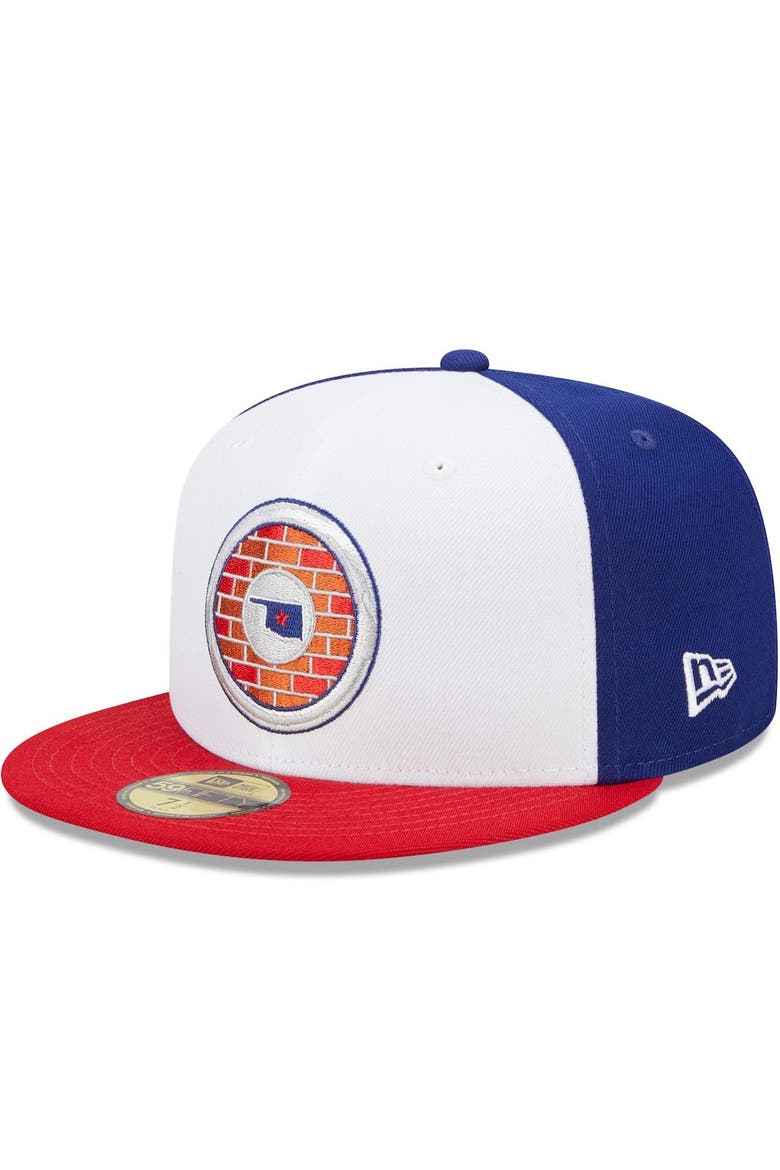 Men's New Era White/Red Oklahoma City Dodgers Marvel x Minor League 59FIFTY Fitted Hat, Main, color, White
