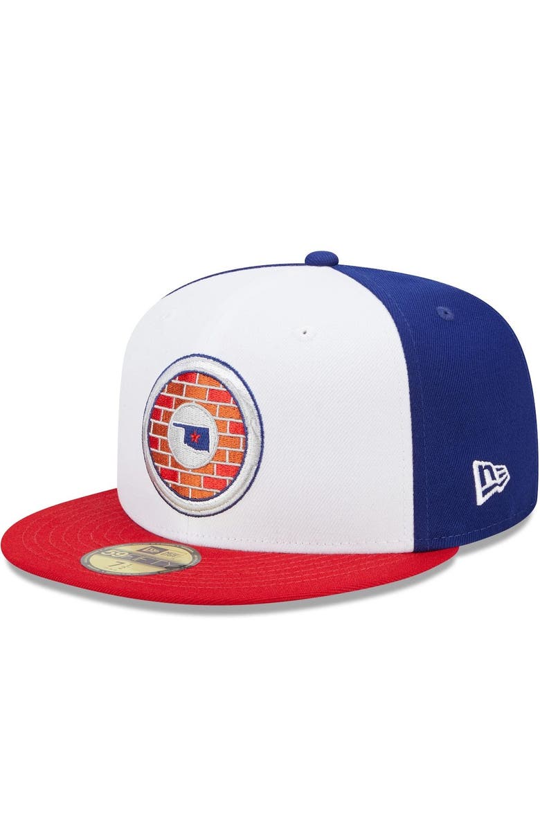 New Era Men's New Era White/Red Oklahoma City Dodgers Marvel x Minor League 59FIFTY Fitted Hat, Main, color, White