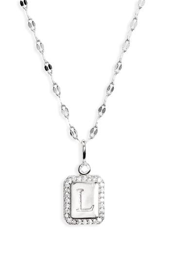 Leith Initial Pendant Necklace