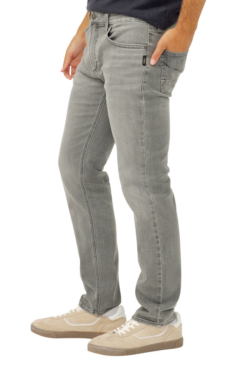 Konrad Slim Straight Leg Jeans, Alternate, color, GREY
