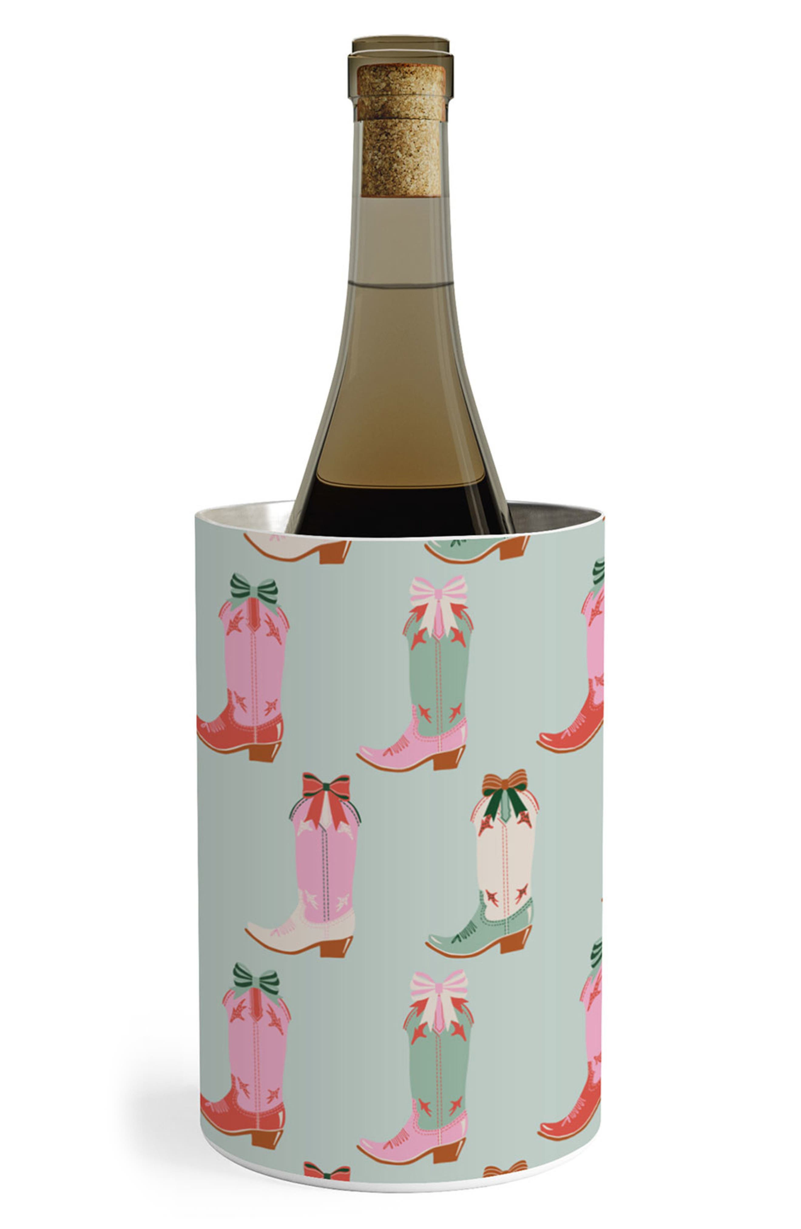 Deny Designs Girly Boots Stainless Steel Wine Chiller