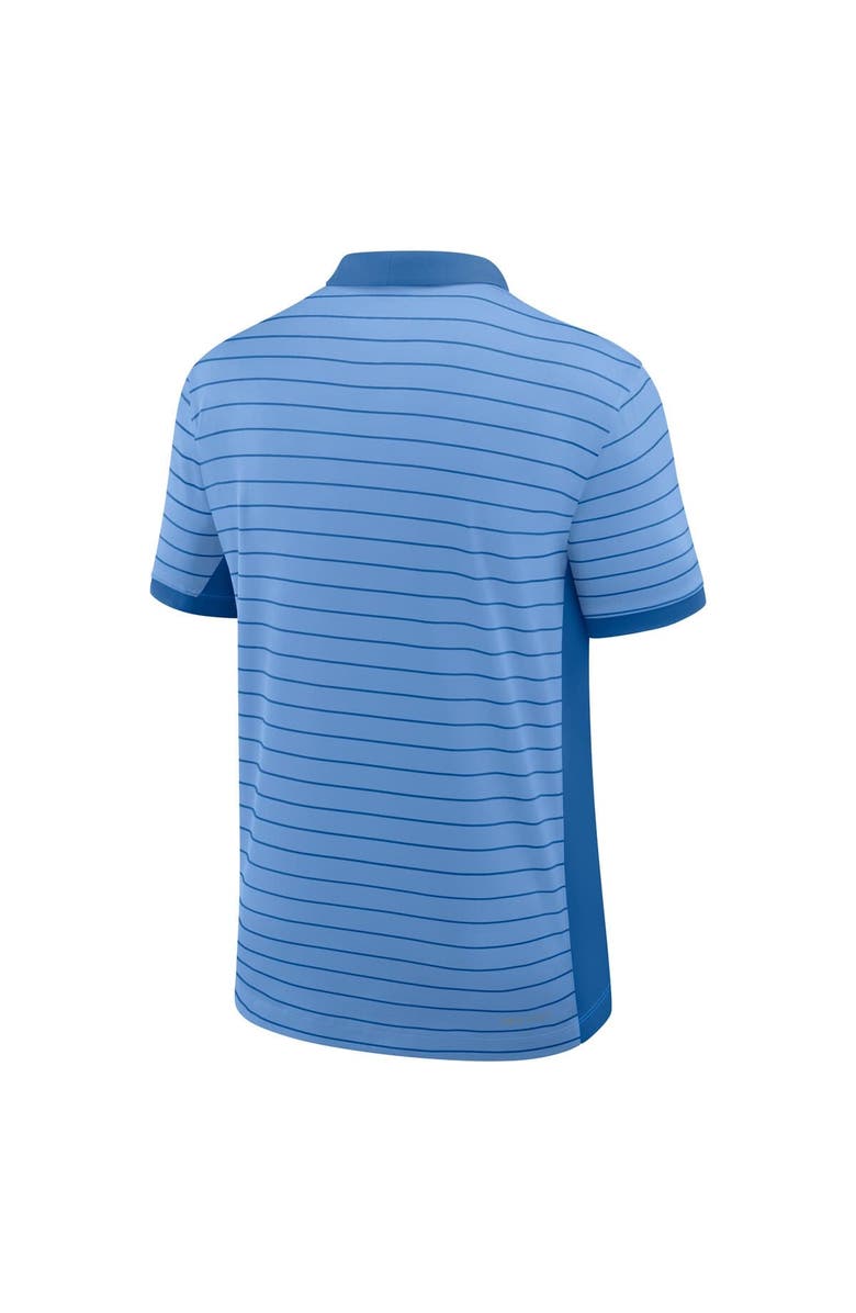 Jordan Brand Men's Jordan Brand Carolina Blue North Carolina Tar Heels 2025 Early Season Coaches Sideline Victory Stripe Performance Polo, Alternate, color, Light Blue