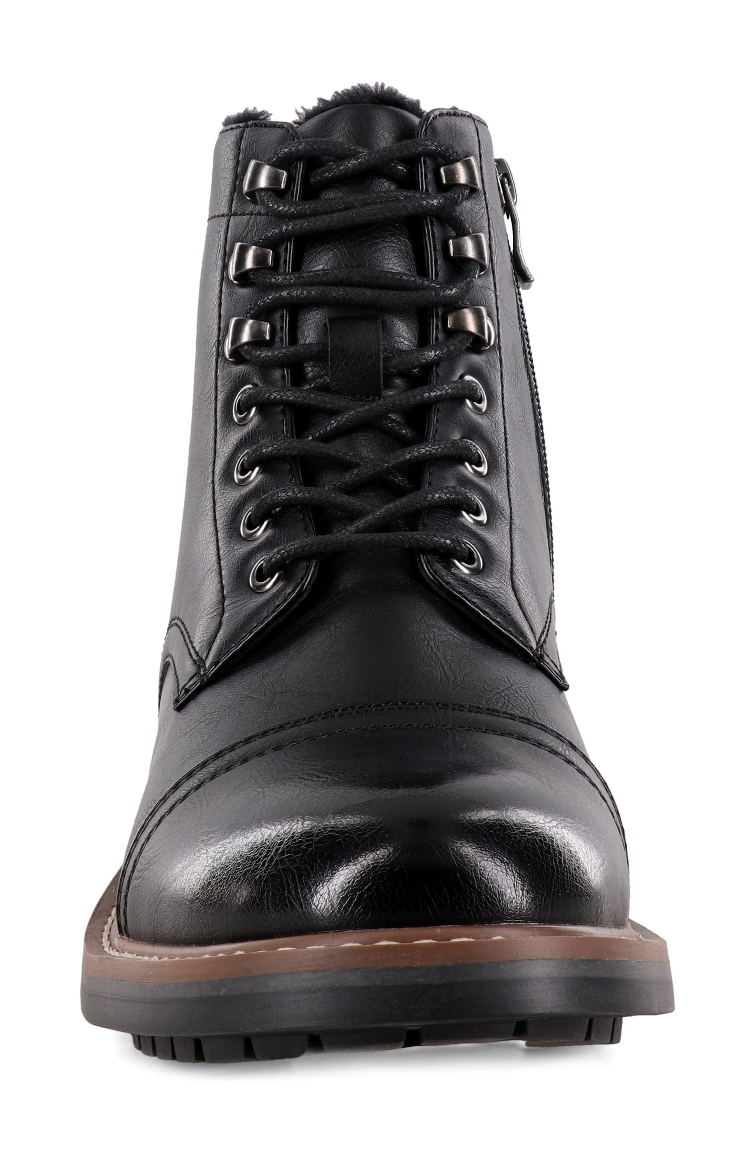 AQUATHERM BY SANTANA CANADA Chappy Faux Fur Lined Combat Boot, Alternate, color, 