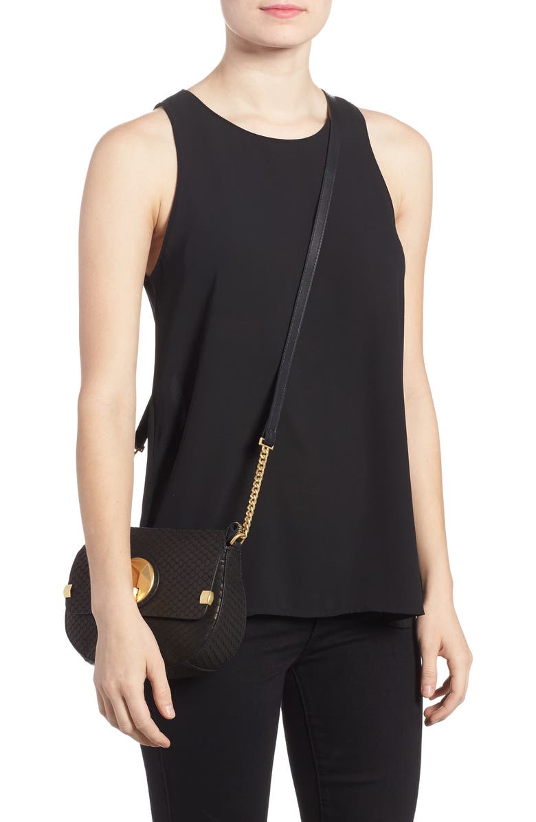 CELINE DION Octave Leather Crossbody Bag, Alternate, color,