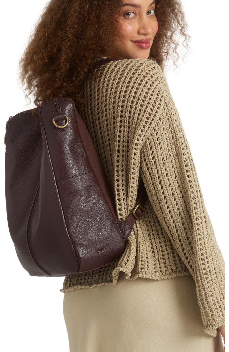 The Sak Los Feliz Convertible Backpack, Alternate, color, Black