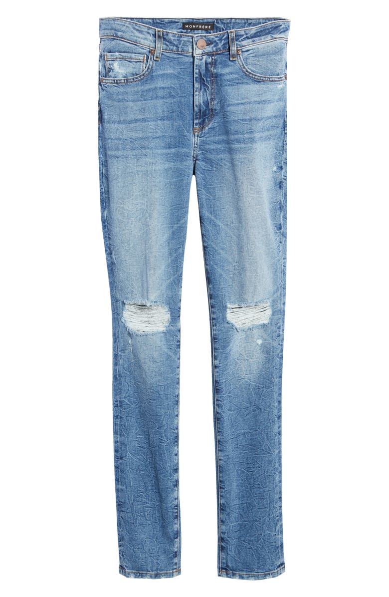 Monfrère Greyson Ripped Skinny Fit Jeans, Alternate, color, 