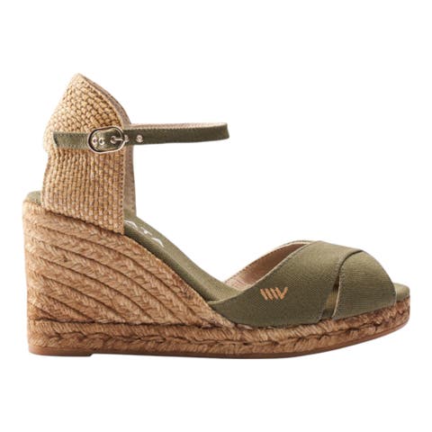 Aiguablava Canvas Espadrille Sandal Wedges