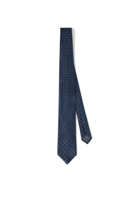 Silk tie with pattern