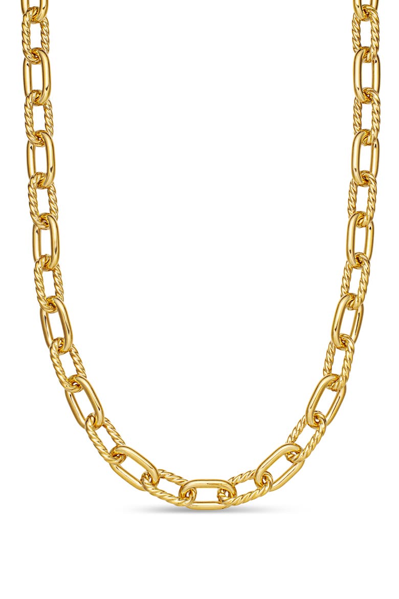 DY Madison® Chain Necklace in 18K Yellow Gold, 8.5mm, Main, color, GOLD