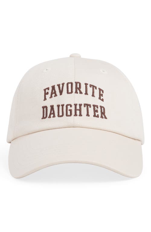 Favorite Daughter All Caps Logo Baseball Cap