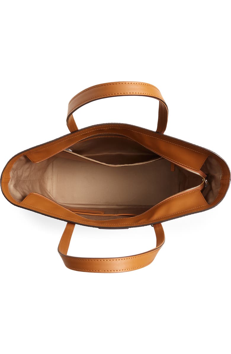 MCM Anya Medium Visetos Zip Top Shopper, Alternate, color,