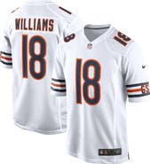 Nike Men's Nike Caleb Williams White Chicago Bears First Round Pick Player Game Jersey