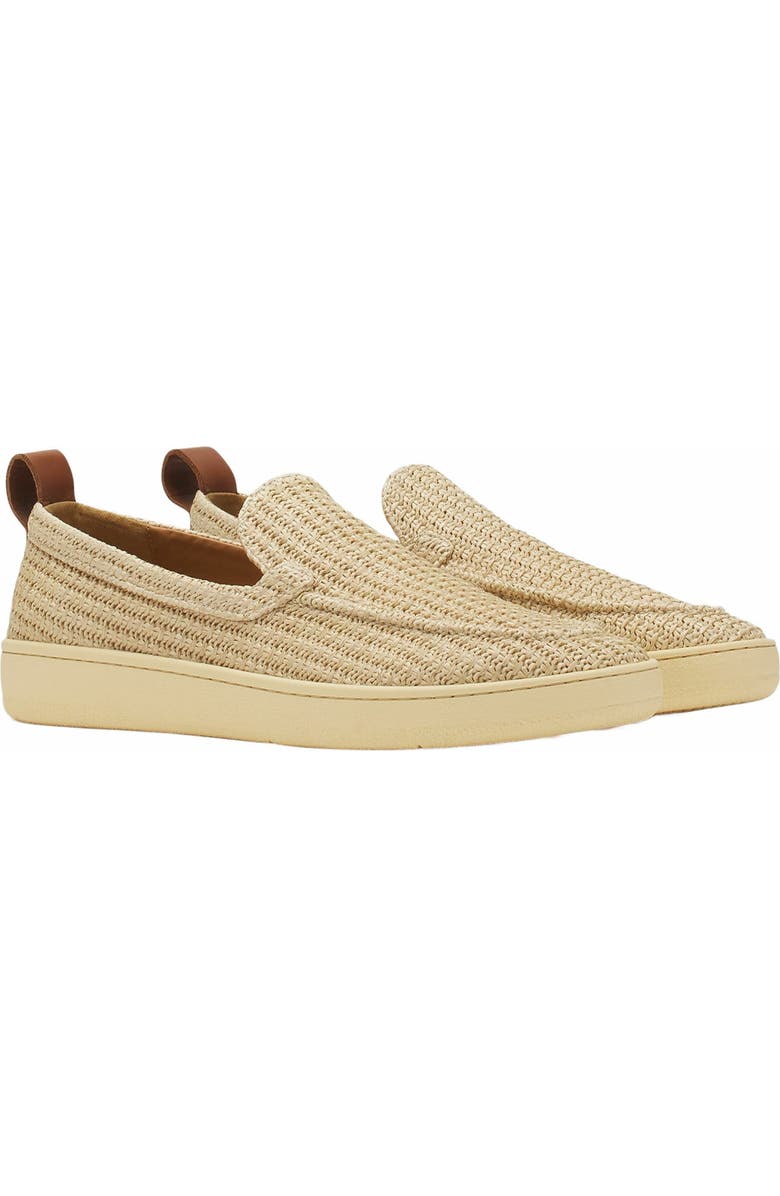 Lanvin Cruiser Raffia Moccasins, Alternate, color,
