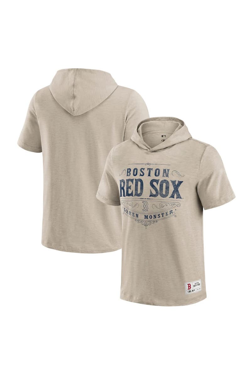 Darius Rucker Collection by Fanatics Men's Darius Rucker Collection by Fanatics Tan Boston Red Sox Hooded T-Shirt, Alternate, color, Tan