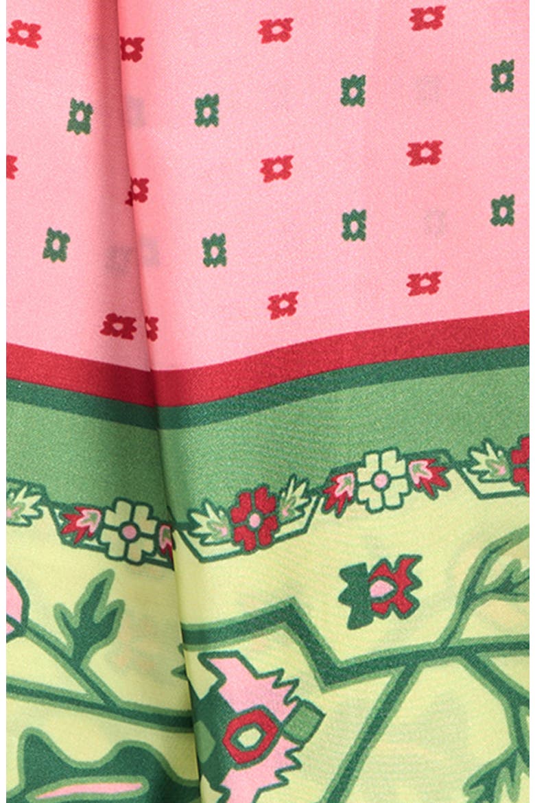 Assorted 2-Pack Satin Scarf, Alternate, color, PINK- GREEN COMBO