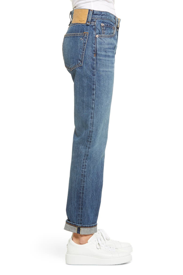 Rosa High Waist Nonstretch Boyfriend Jeans, Alternate, color, WASHINGTON