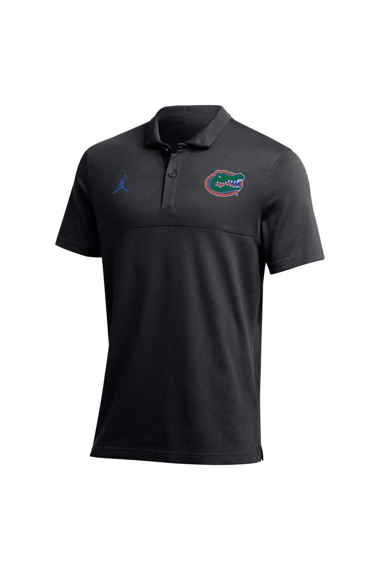 Men's Jordan Brand Black Florida Gators 2022 Coaches Performance Polo, Alternate, color, Black