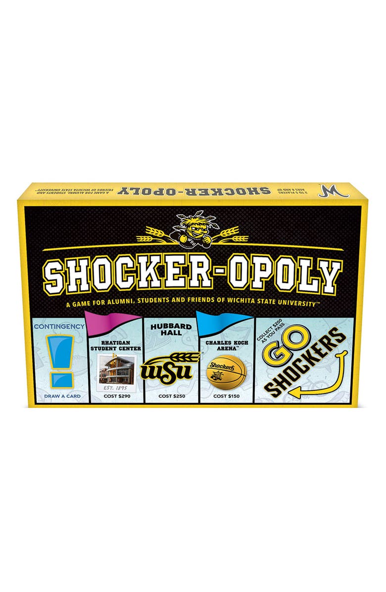 Late for the Sky Wichita State University Shockeropoly Monopoly Board Game, Alternate, color, Multicolored