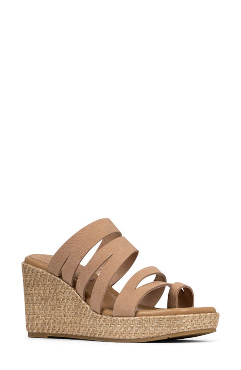 Annamaria Platform Wedge Slide Sandal (Women)