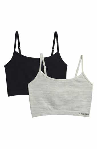 Calvin Klein Kids' Seamless Knit Brami Bralette - Pack of 2