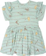Disney Winnie the Pooh Viscose Flutter Sleeve Bodysuit Dress