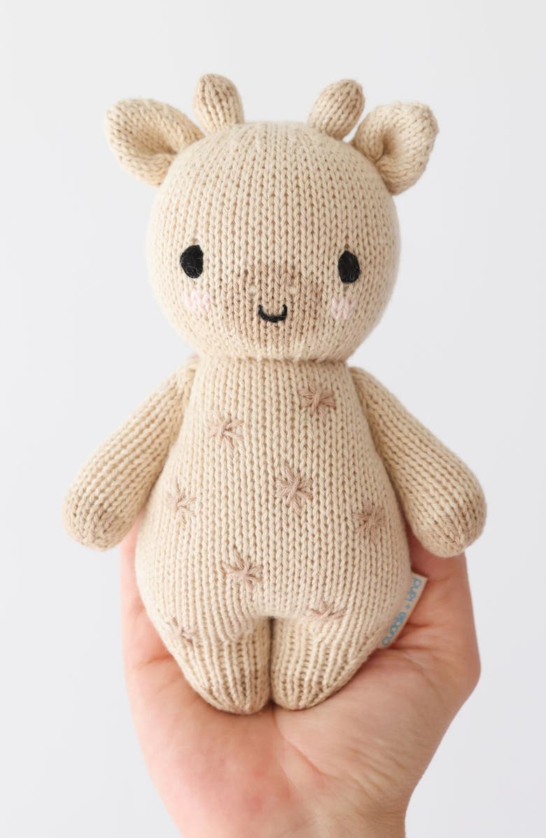 cuddle+kind Baby Giraffe Stuffed Animal, Alternate, color, Beige