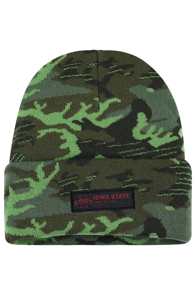 Men's Nike Camo Iowa State Cyclones Veterans Day Cuffed Knit Hat, Main, color, Camo