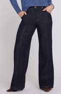 NYDJ Mia Palazzo High Waist Flare Utility Jeans