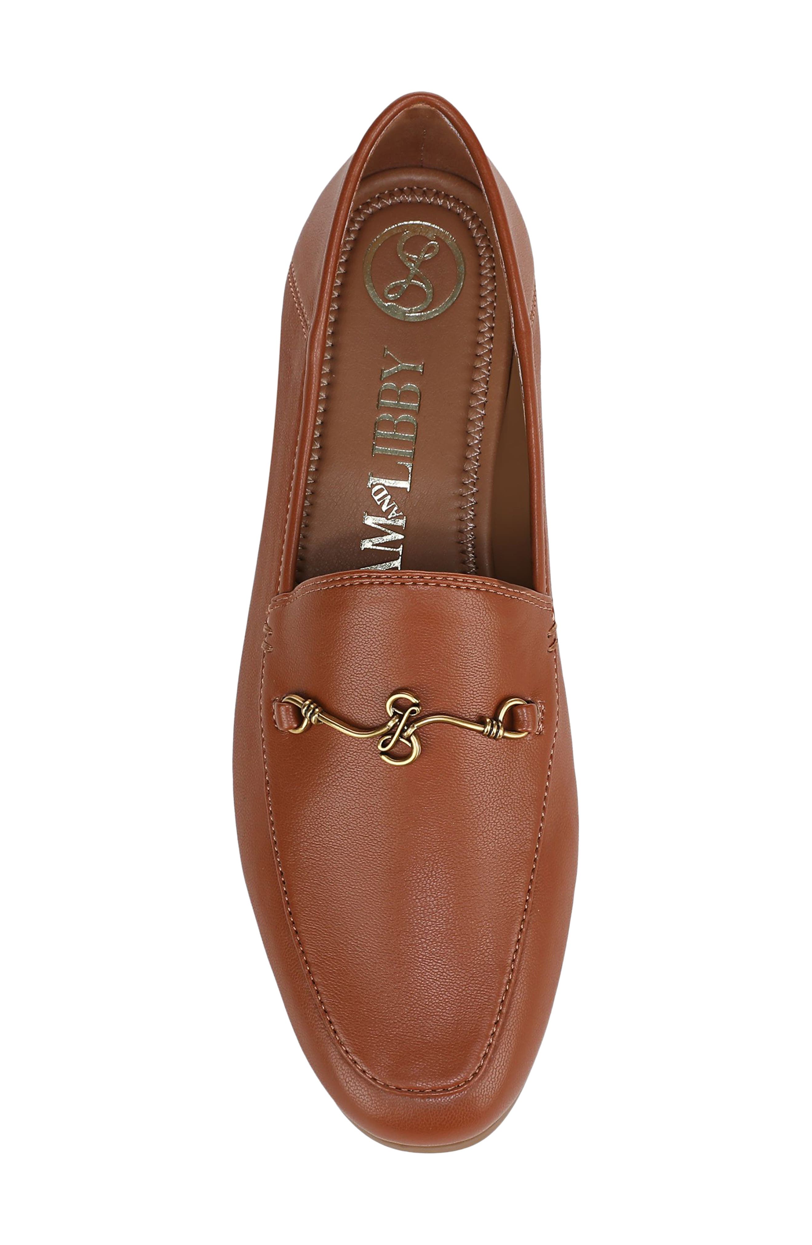 SAM & LIBBY Nadia Logo Bit Loafer, Alternate, color, Burnt Umber