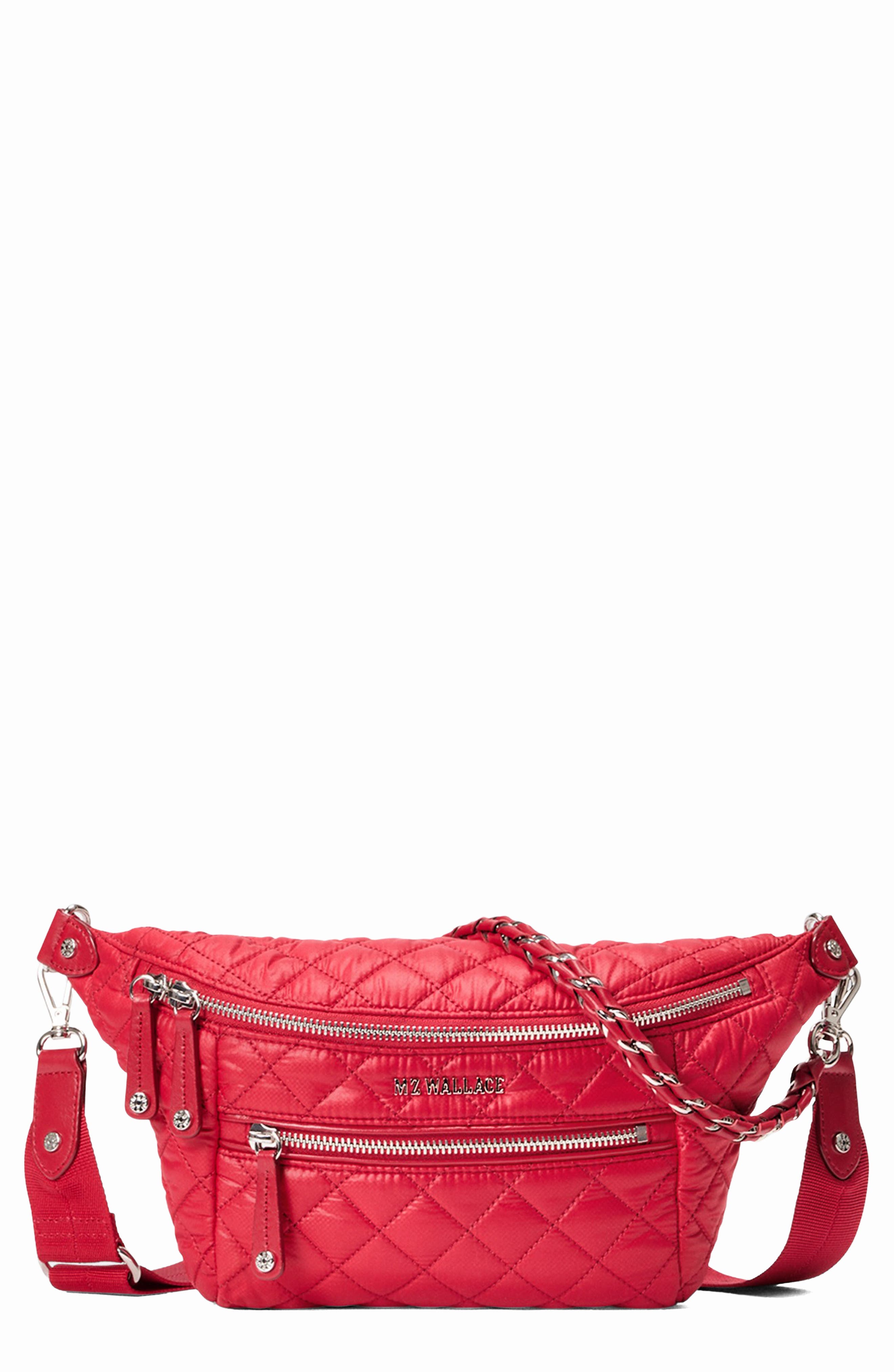 MZ Wallace Small Crosby Quilted Nylon Convertible Sling Bag, Main, color, 