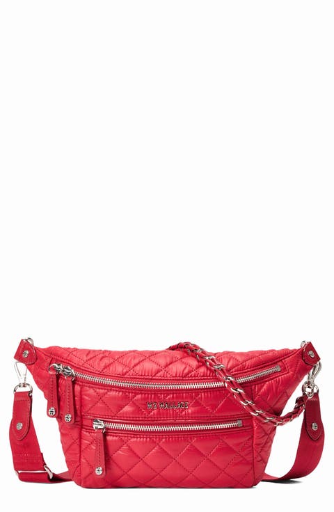Small Crosby Quilted Nylon Convertible Sling Bag
