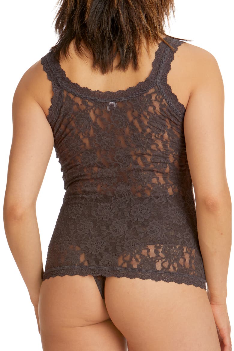 Signature Lace Camisole, Alternate, color, GRANITE