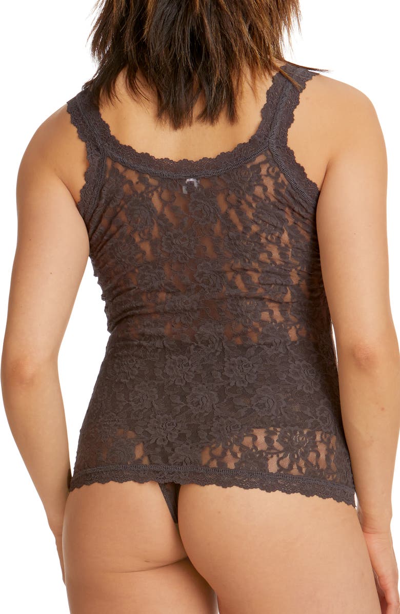 Hanky Panky Signature Lace Camisole, Alternate, color, Granite
