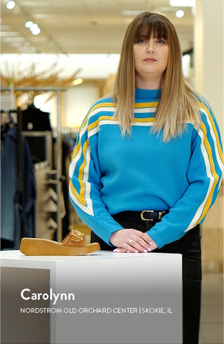 Cherry Platform Wedge Slide Sandal, sales video thumbnail