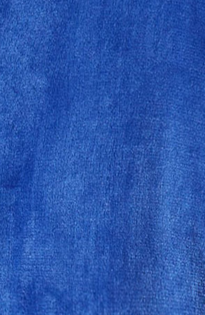 Nordstrom Kids' Shark Velour Hooded One-Piece Pajamas, Alternate, color, 