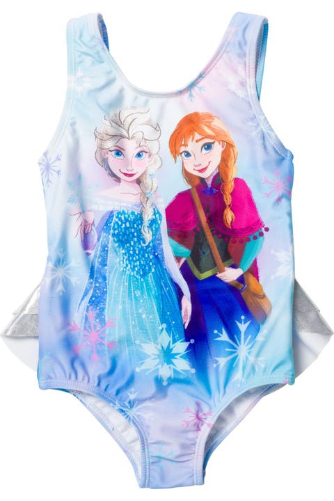 Frozen Sleeveless One Piece Swimwear